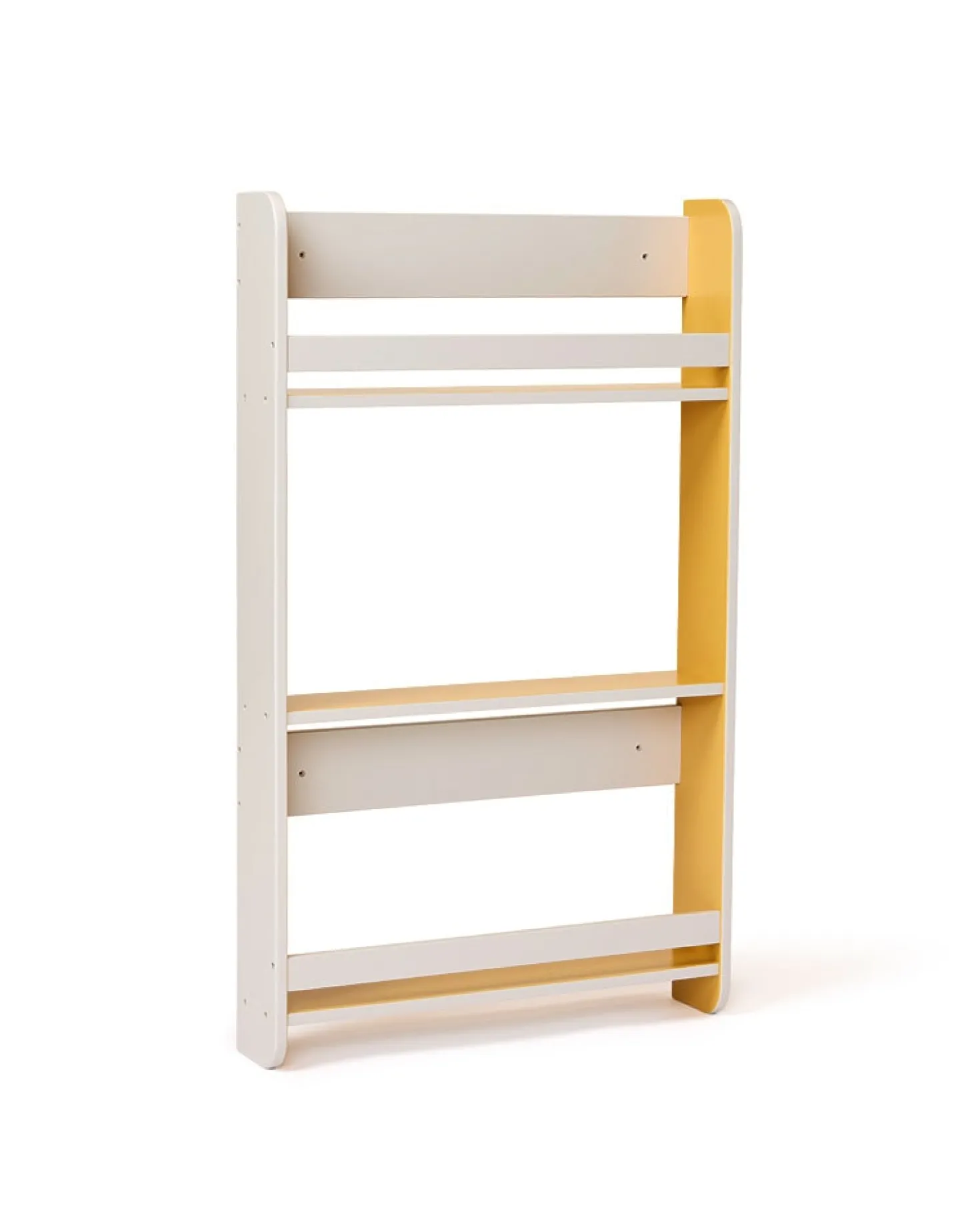 Aiden Bokdisplay Grey/ Mustard Yellow