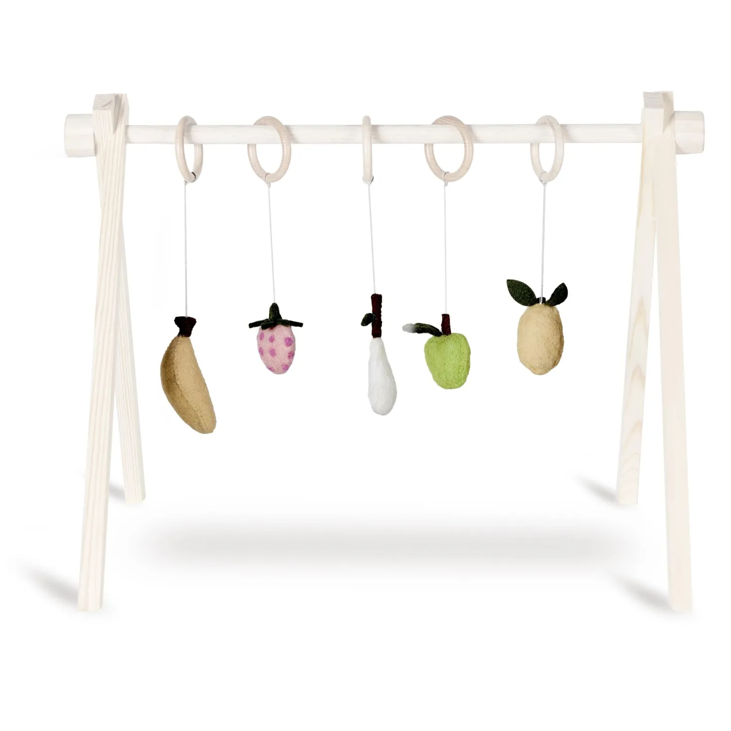 Aktivitetsleksaksset Med 5 Delar För Babygym Fruits