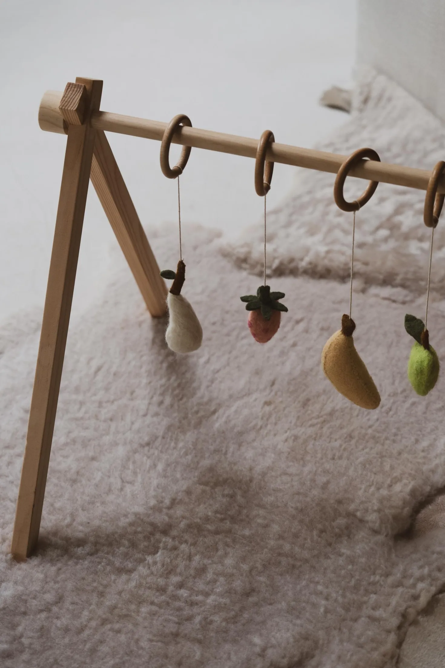 Aktivitetsleksaksset Med 5 Delar För Babygym Fruits