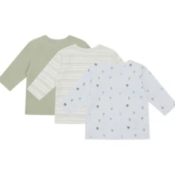 Amar 3-Pack Långärmad T-shirt Green Sage