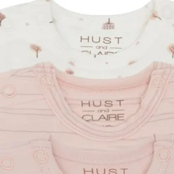 Amar 3-Pack Långärmad T-shirt Peach Dust