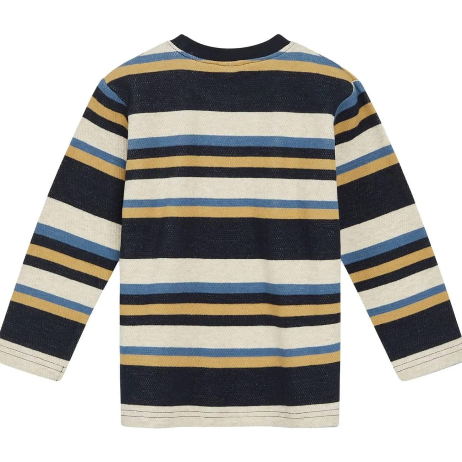 Anton Randig Långärmad T-shirt Marinblå