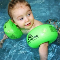 Aquaring Ärmpuffar 0–30 Kg Fluo green