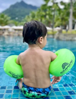Aquaring Ärmpuffar 0–30 Kg Fluo green