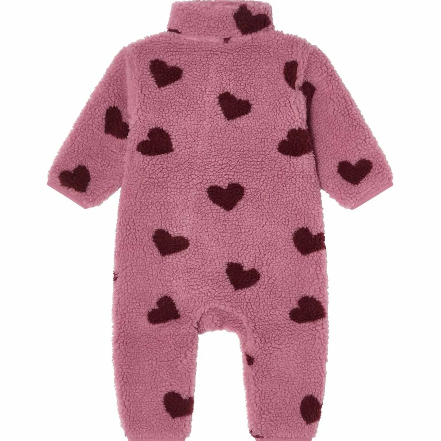 Austin Pile Fleeceoverall Hearts