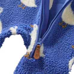 Austin Pile Fleeceoverall Nordic Blue Ducks