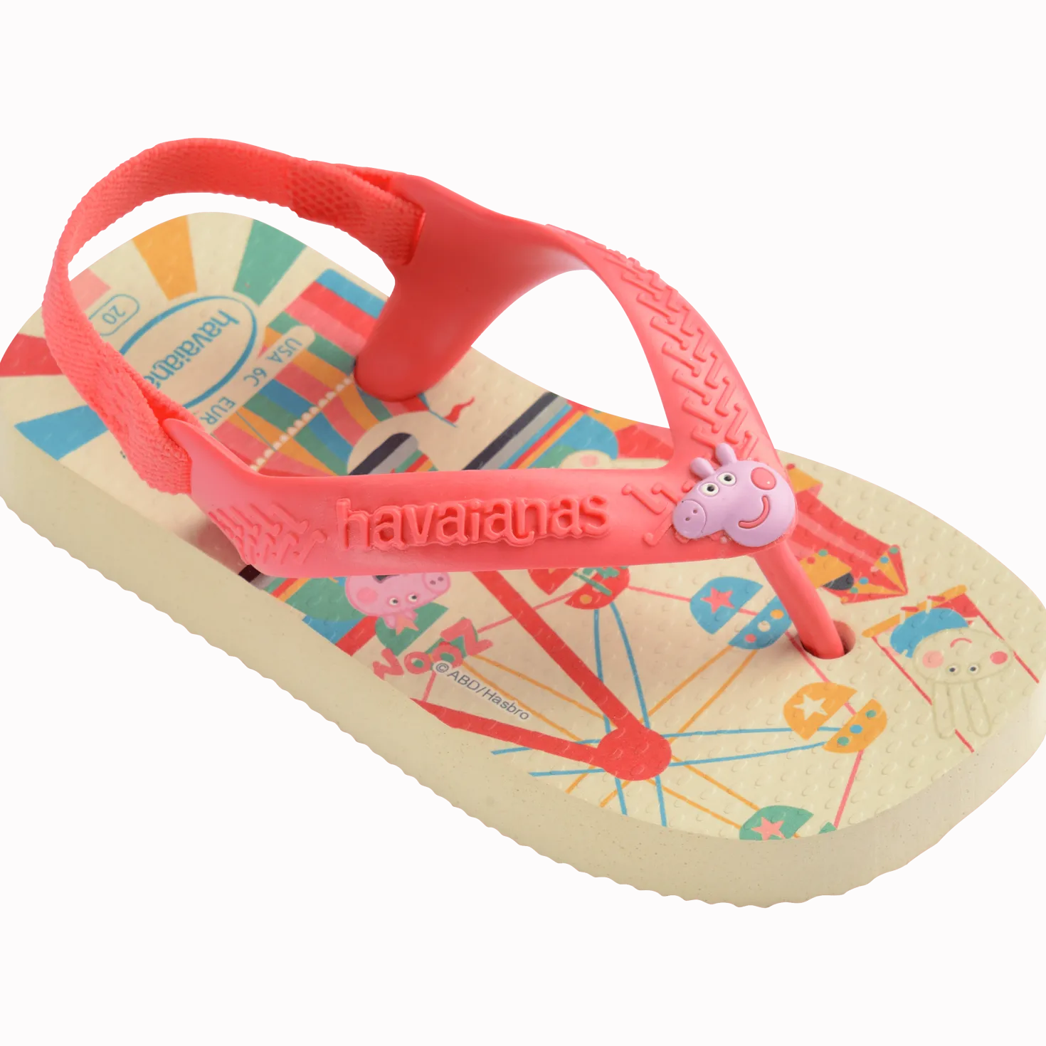 Baby Peppa Pig Flip Flops Sandaler Buttercream Coral