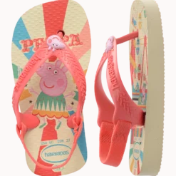 Baby Peppa Pig Flip Flops Sandaler Buttercream Coral