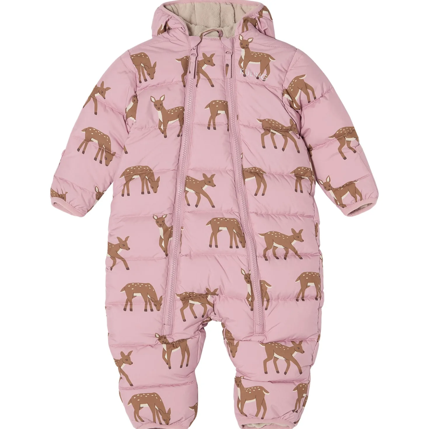 Bern Pufferoverall Dusty Pink Deer
