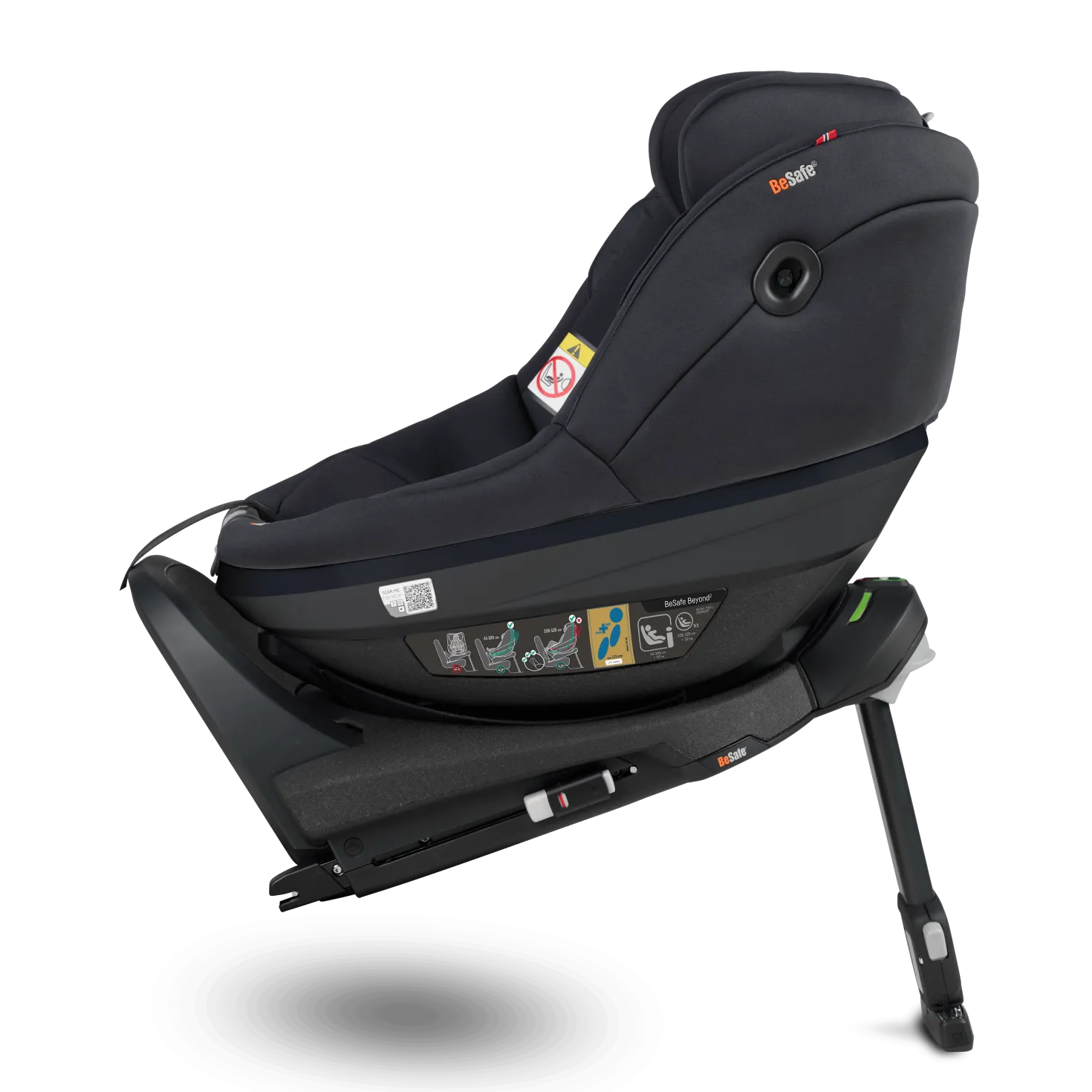 Beyond² Bilbarnstol 6M-6Y / 61-125 Cm Black Soft Breeze