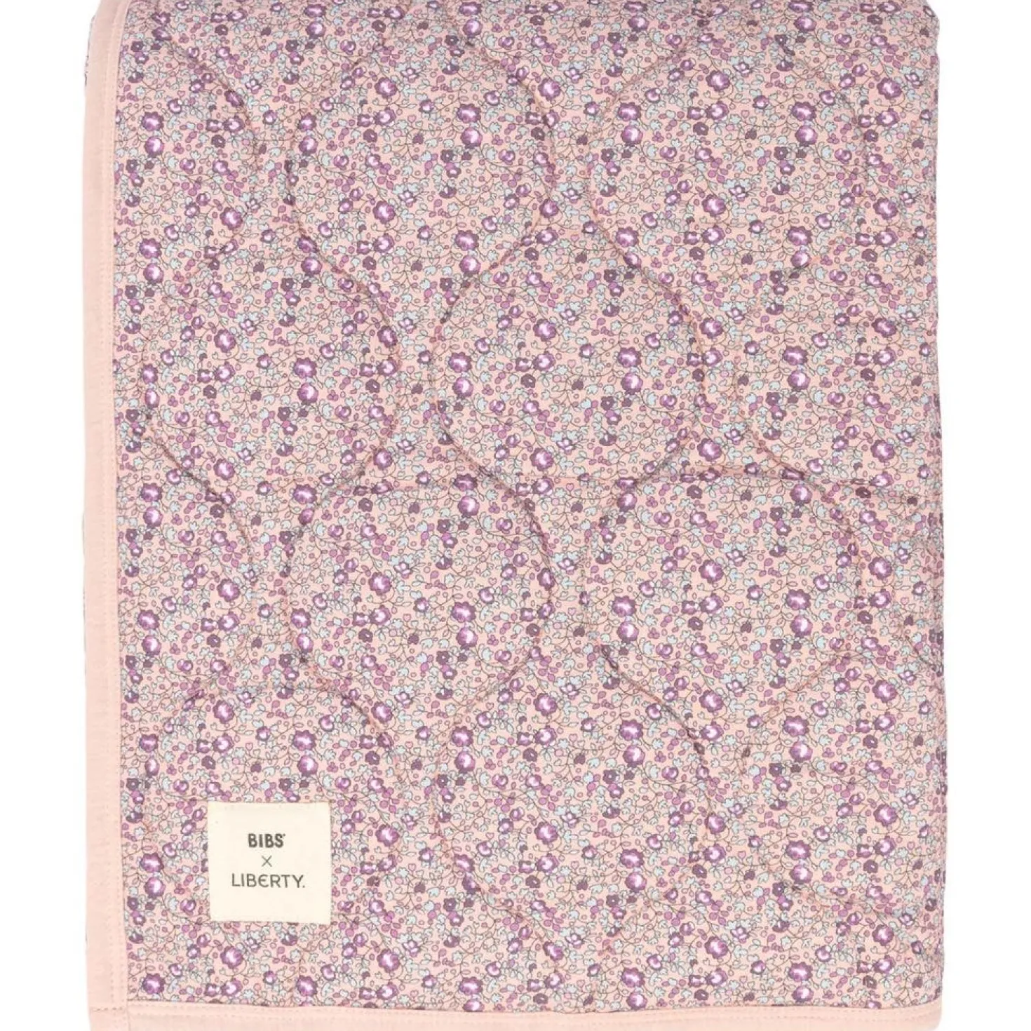 BIBS x Liberty Quiltad Filt Eloise - Blush