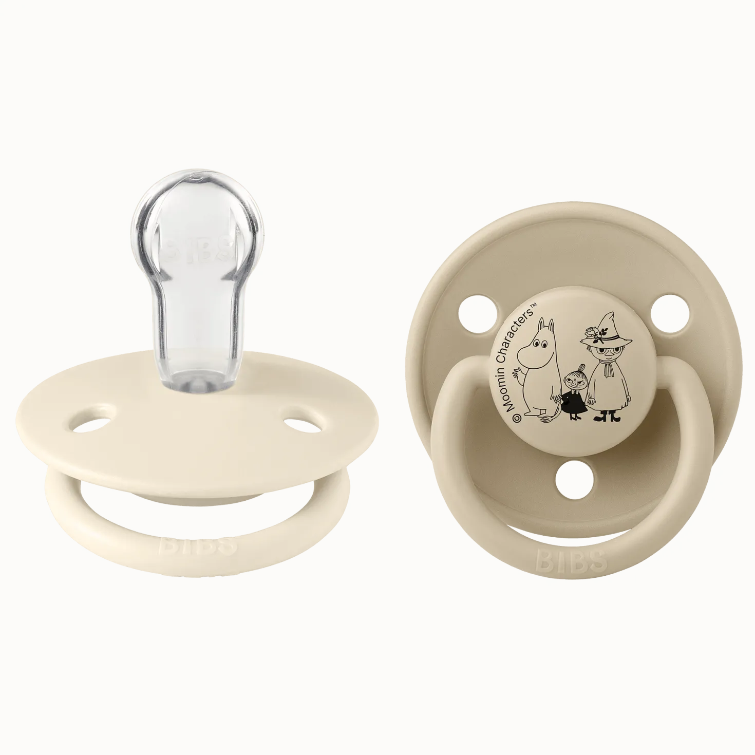 BIBS X Moomins De Lux Little My 2-pack Silikonnapp Ivory