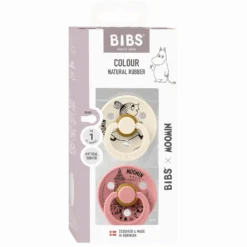 BIBS X Moomins Little My 2-pack Latexnapp Ivory