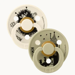 BIBS X Moomins Stinky 2-pack Latexnapp Ivory