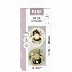 BIBS X Moomins Stinky 2-pack Latexnapp Ivory