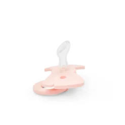 Binky Bow Napp Silikon För Nyfödd 0-6M Misty Pink
