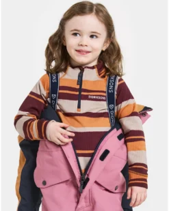 Bjärven Kids 4 Vinteroverall Heather Pink