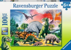 Bland Dinosaurierna Pussel Multicolor