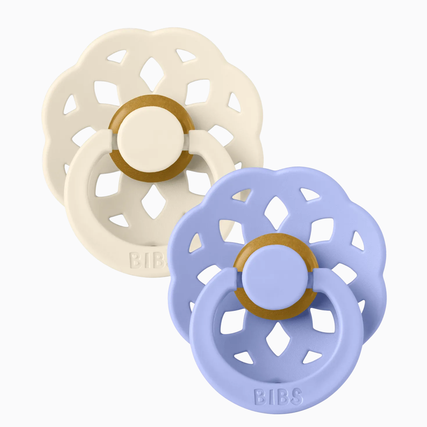 Boheme 2-pack Runda Latexnappar Ivory Hush