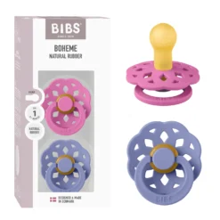 Boheme 2-pack Runda Latexnappar Bubblegum Peri