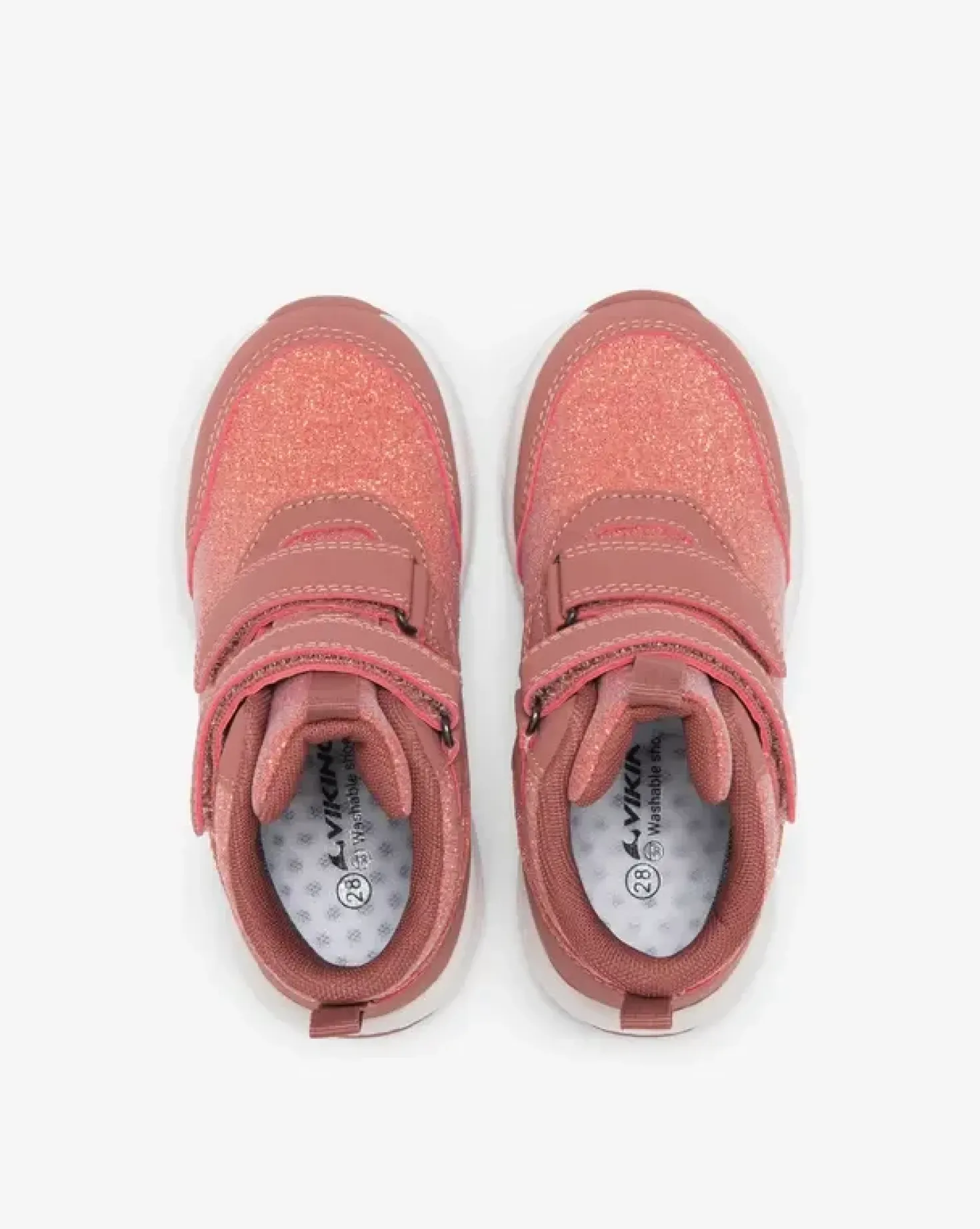 Bouncy Glitter Mid WP 2V Övergångsskor Pink
