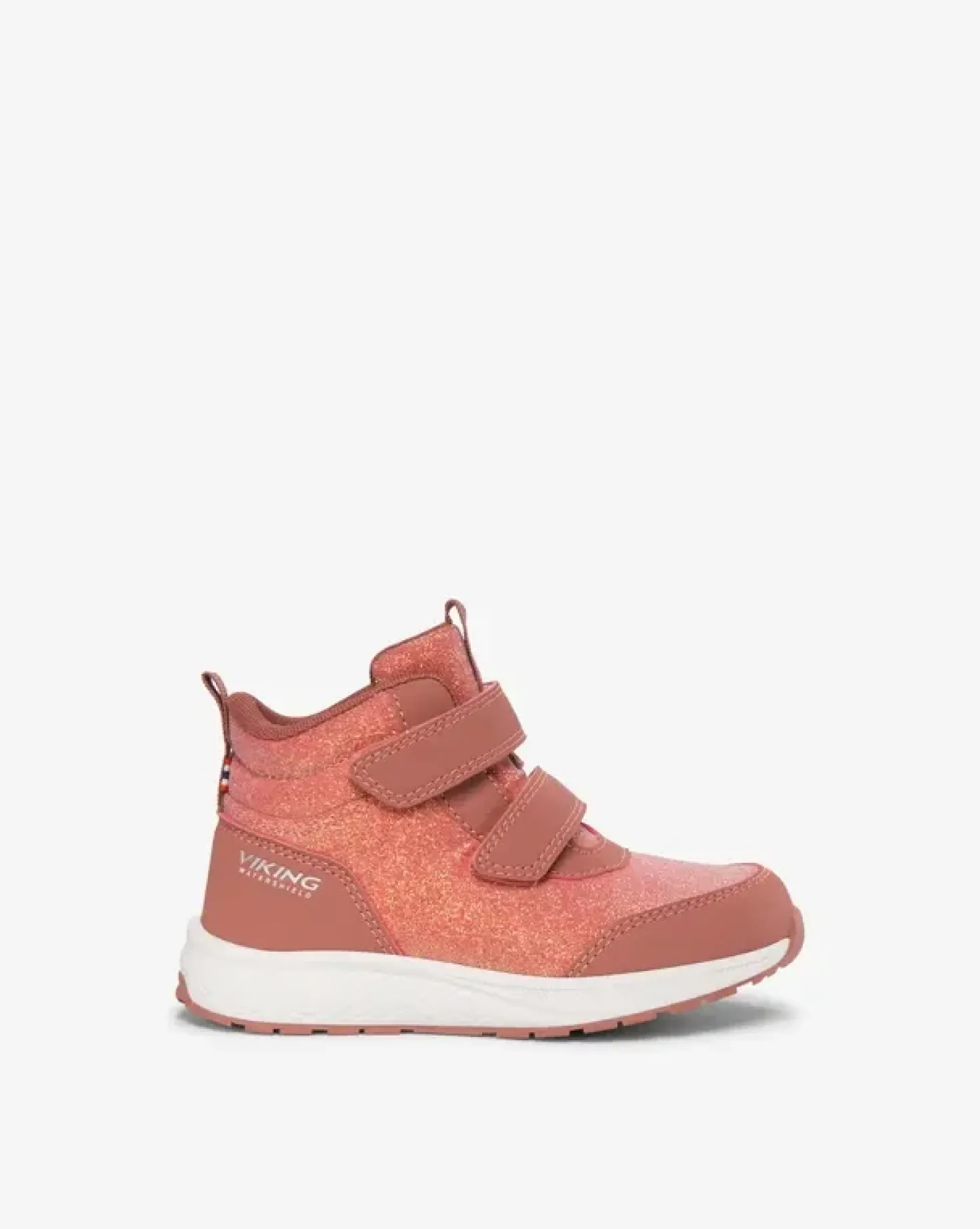 Bouncy Glitter Mid WP 2V Övergångsskor Pink