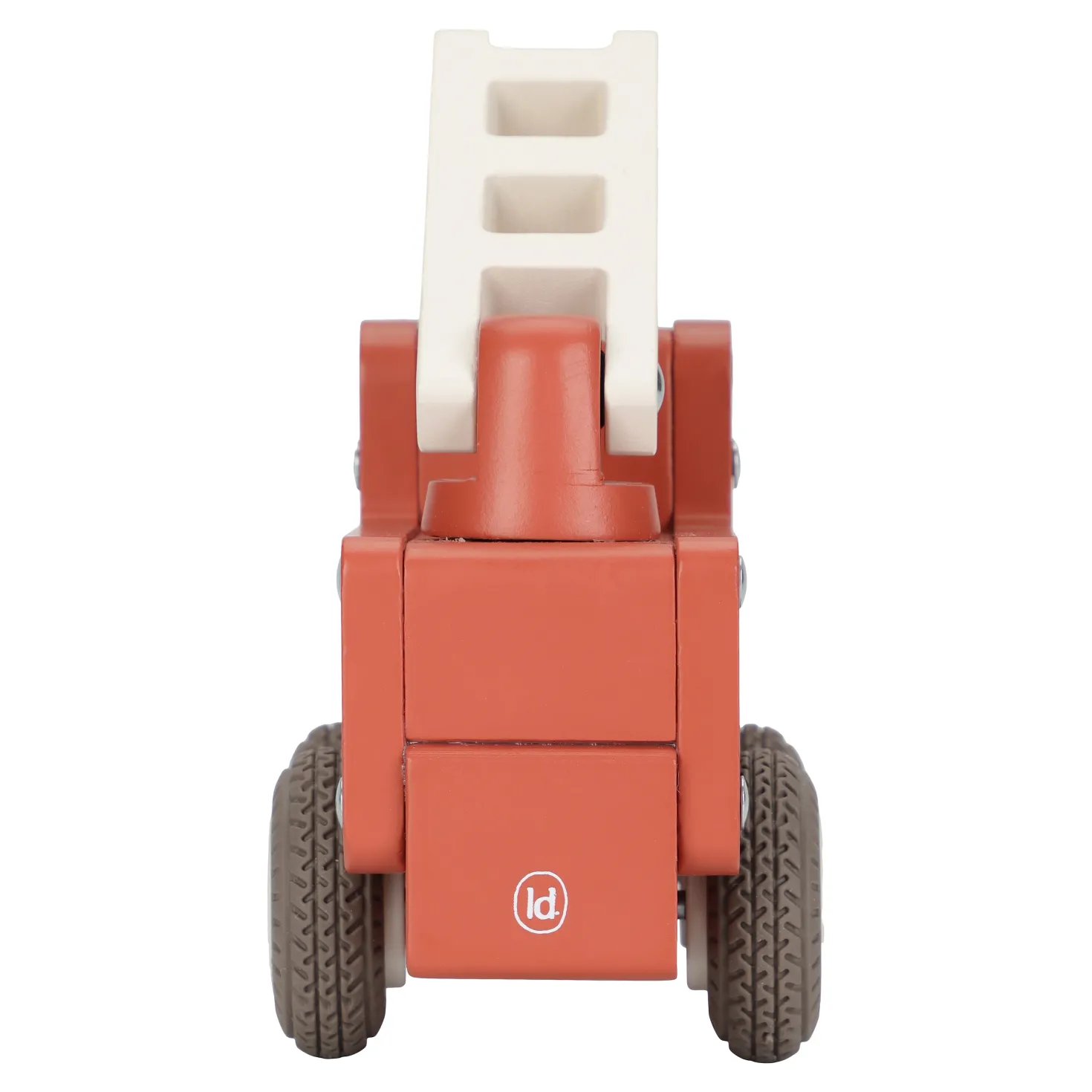 Brandbil Med Träfigur Red