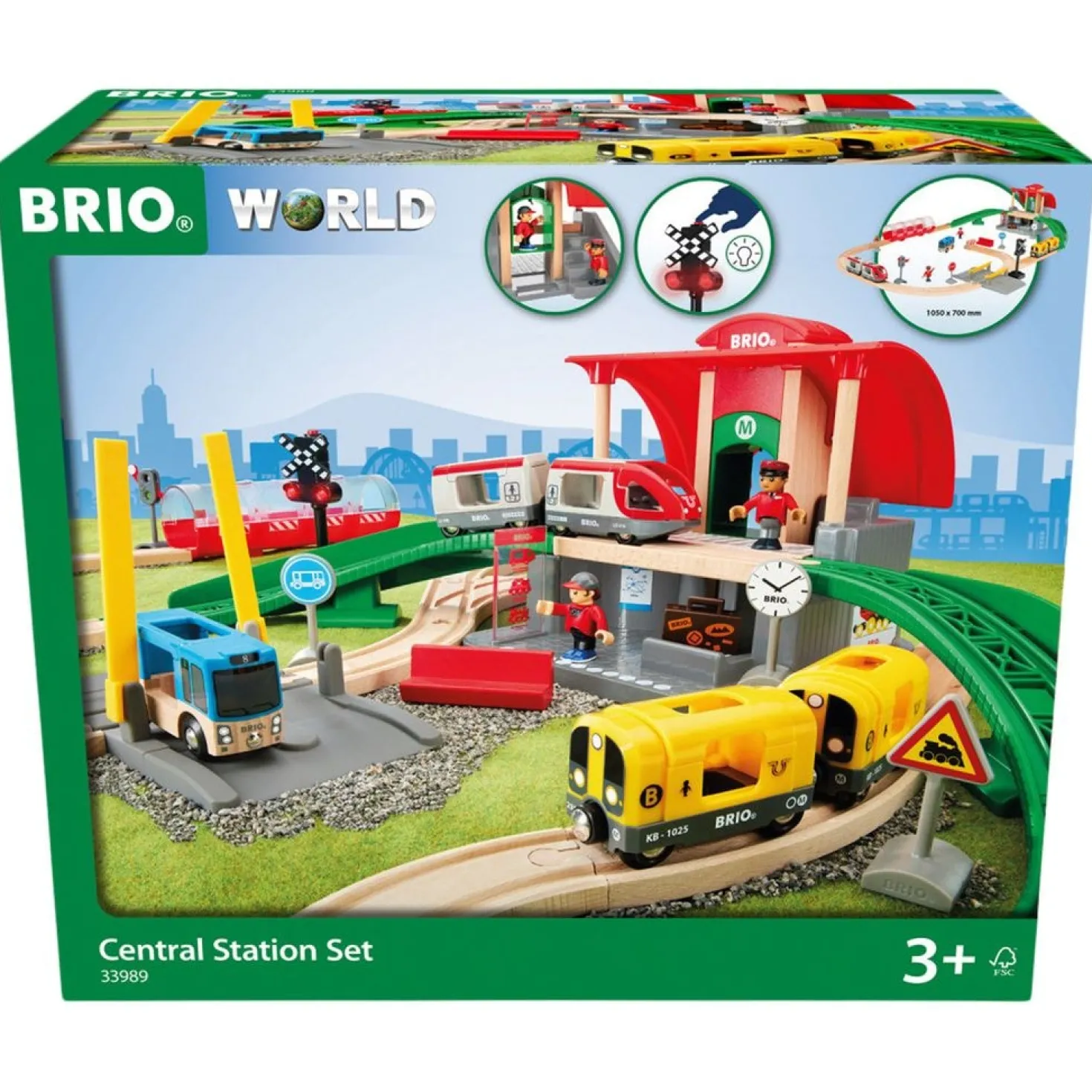 BRIO® World - 33989 Central Station Tågset