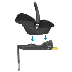 CabrioFix I-Size Babyskydd + Bas Black