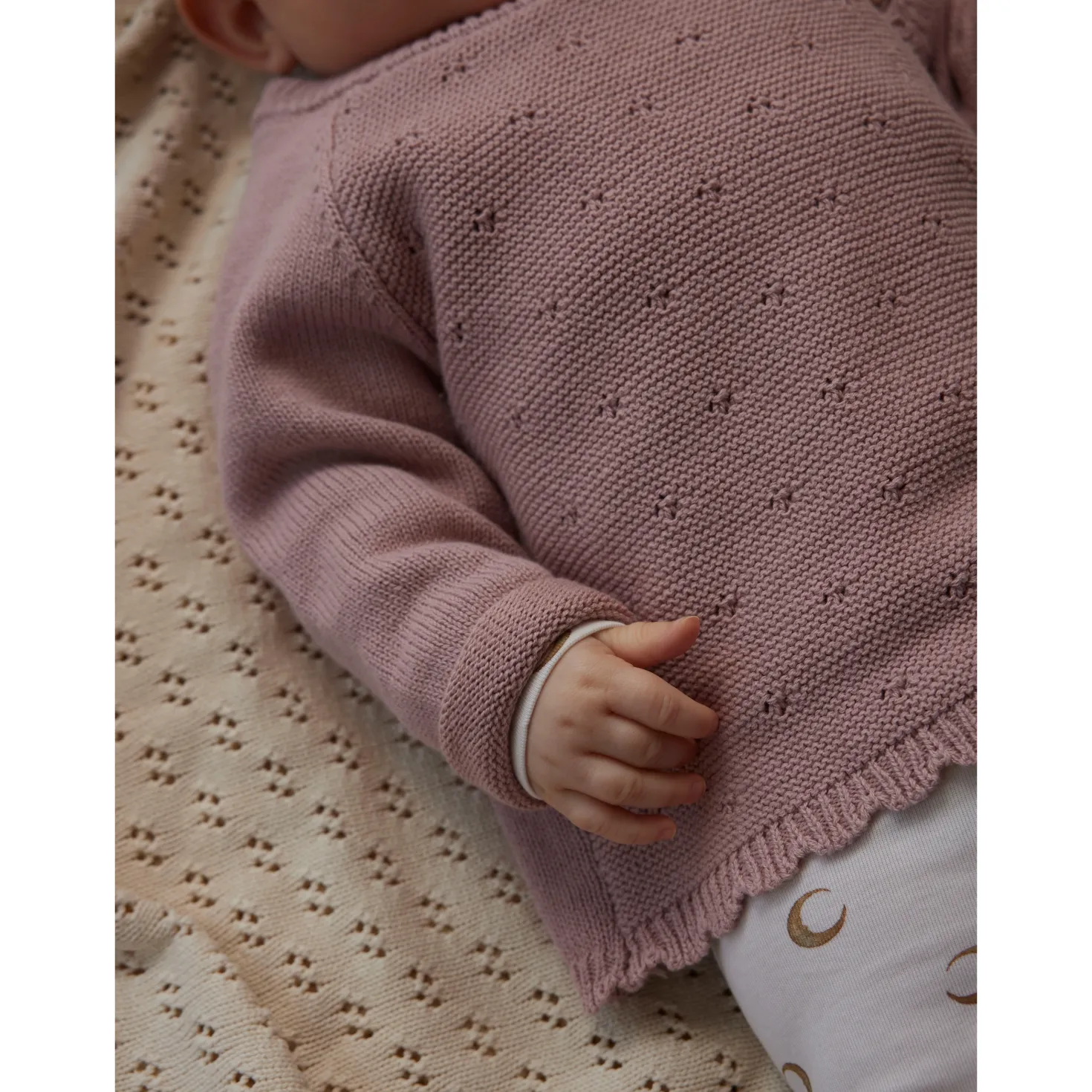 Cardigan Misty Rose