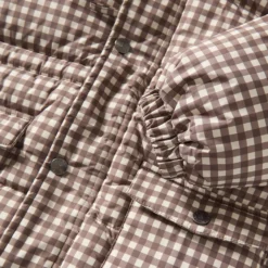 Cleveland Pufferjacka Brown Gingham