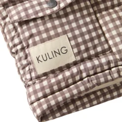 Cleveland Pufferjacka Brown Gingham