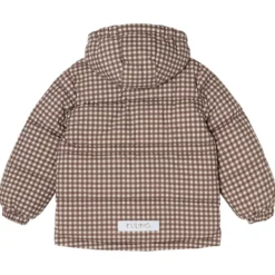 Cleveland Pufferjacka Brown Gingham
