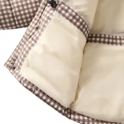 Cleveland Pufferjacka Brown Gingham
