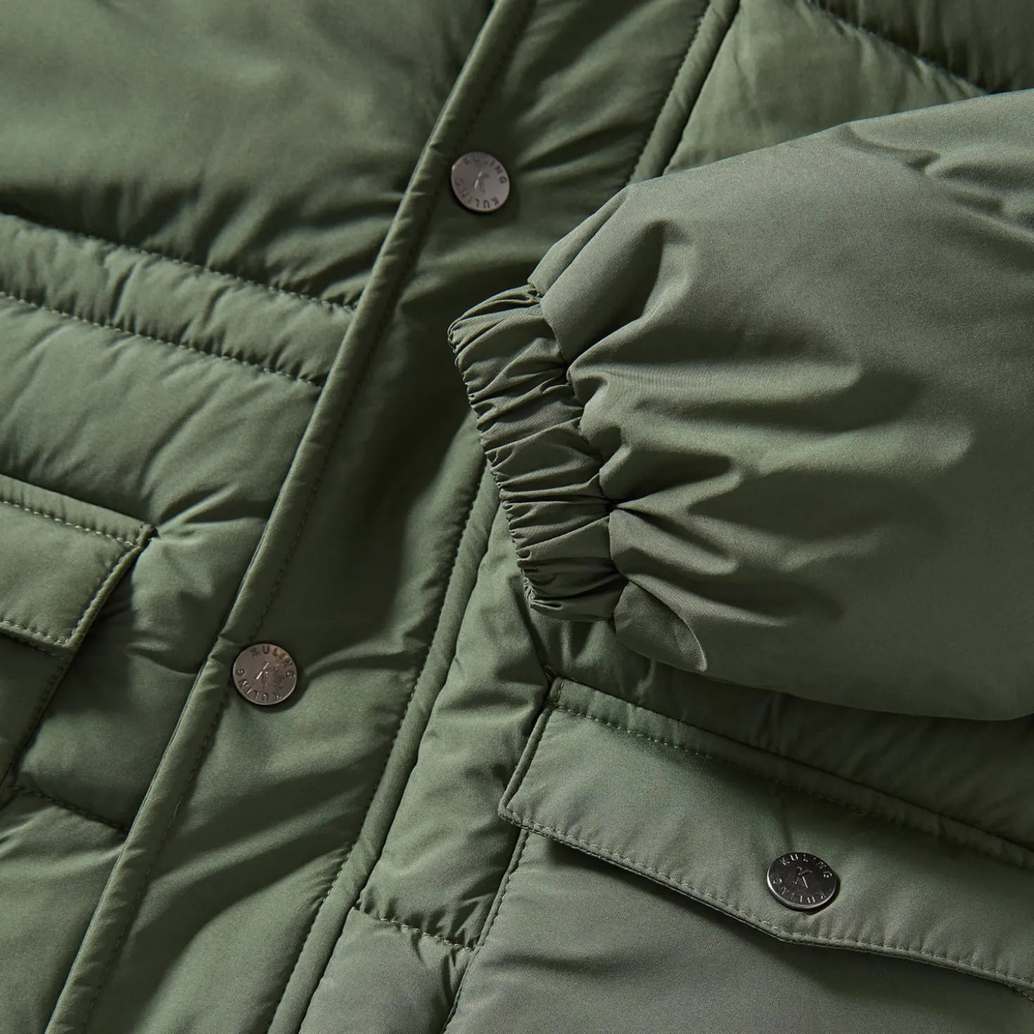 Cleveland Pufferjacka Forest Green