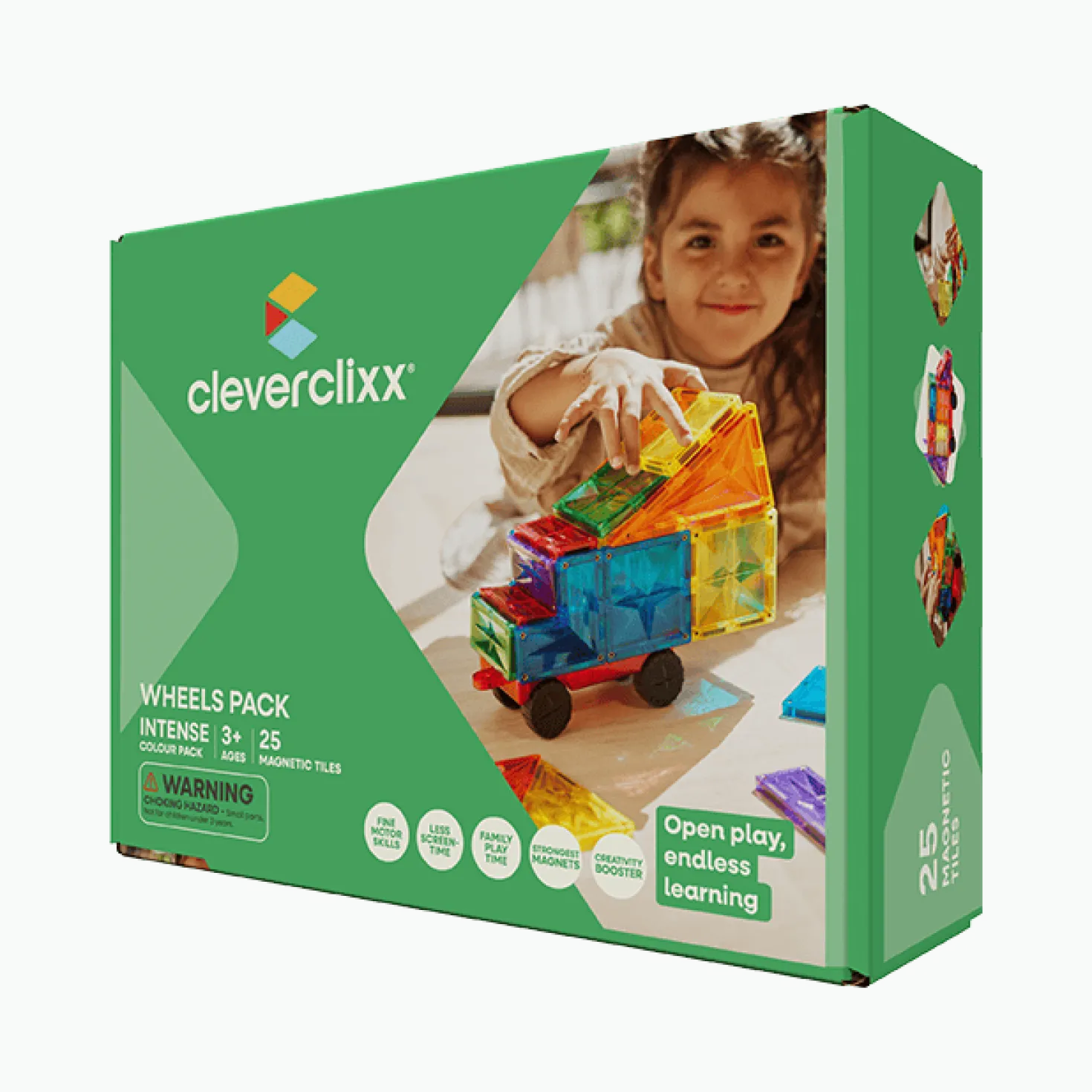 Cleverclixx - Intense Wheels Pack Byggghjul 25 Stycken Multi