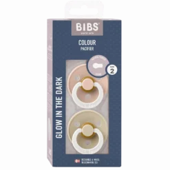 Colour Glow 2-pack Runda Latexnappar Blush Vanilla