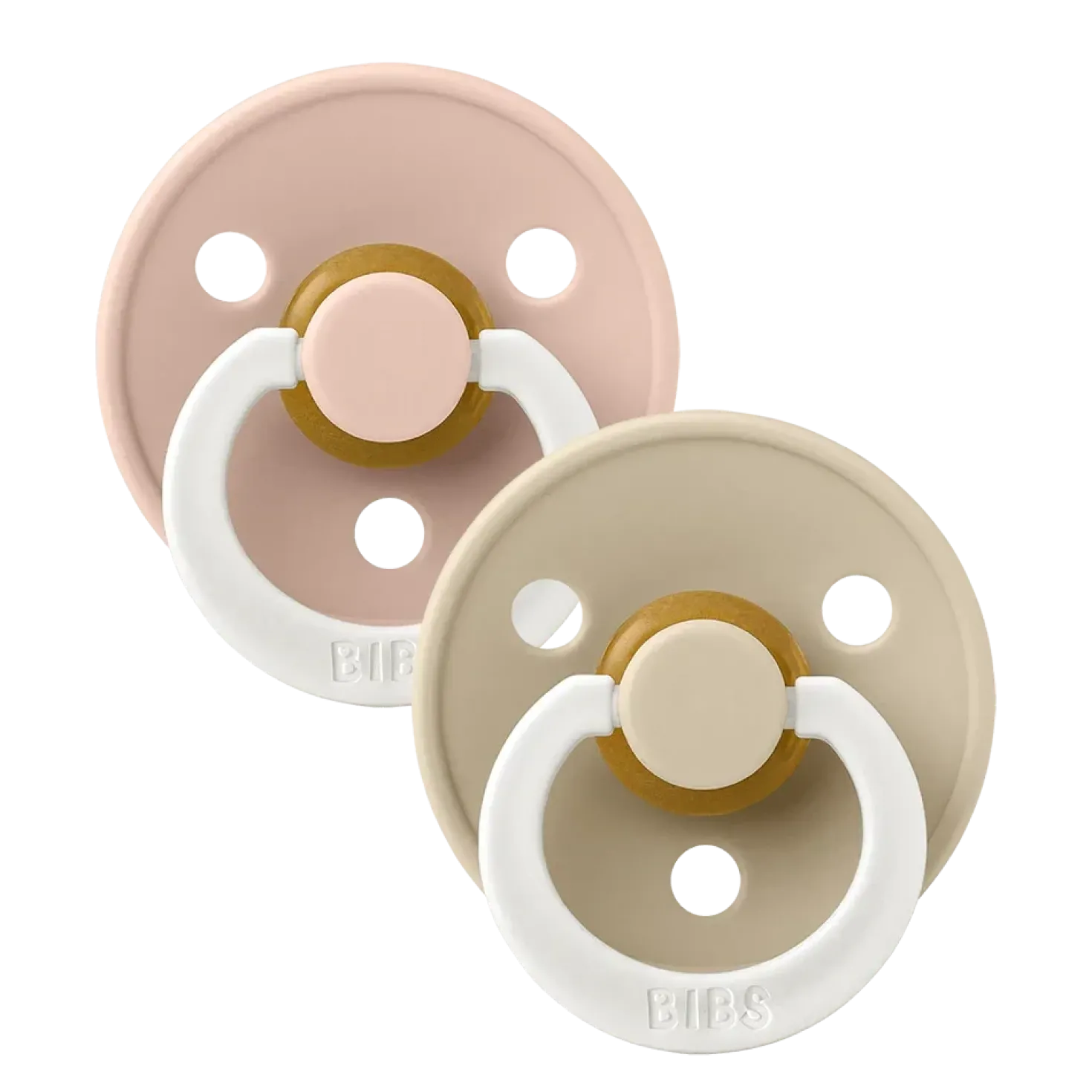 Colour Glow 2-pack Runda Latexnappar Blush Vanilla