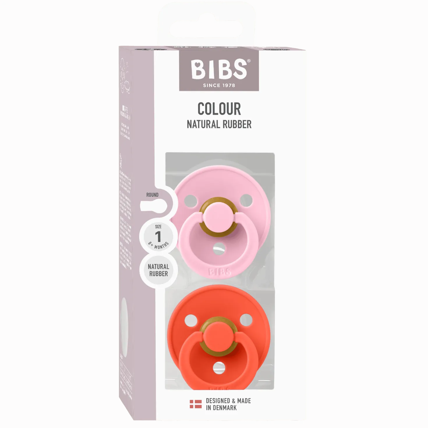 Colour 2-pack Latexnapp Baby Pink