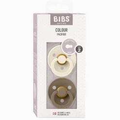 Colour 2-pack Runda Latexnappar Ivory Dark Oak