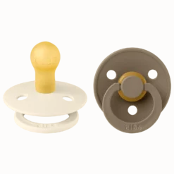 Colour 2-pack Runda Latexnappar Ivory Dark Oak