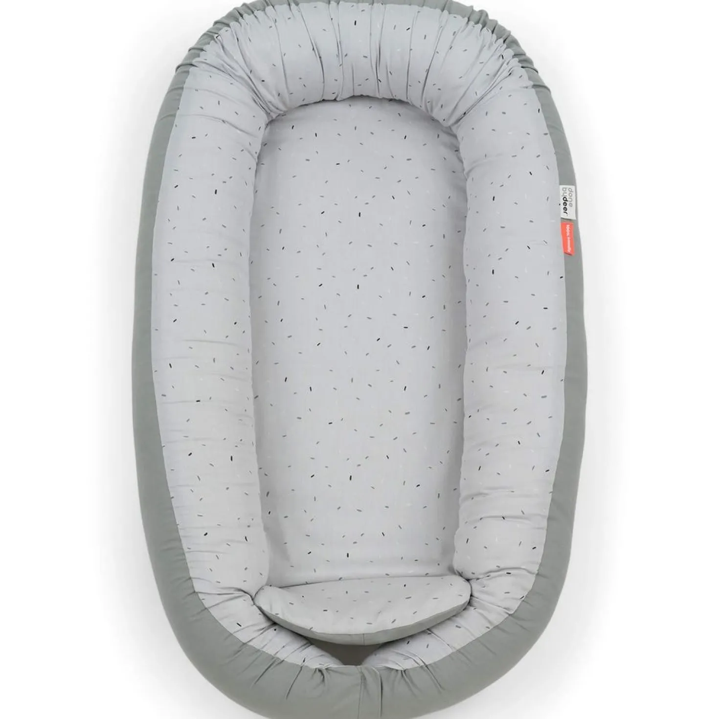 Confetti Cozy Babynest Grått