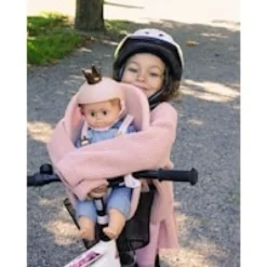 Cykelhjälm För Docka Pink