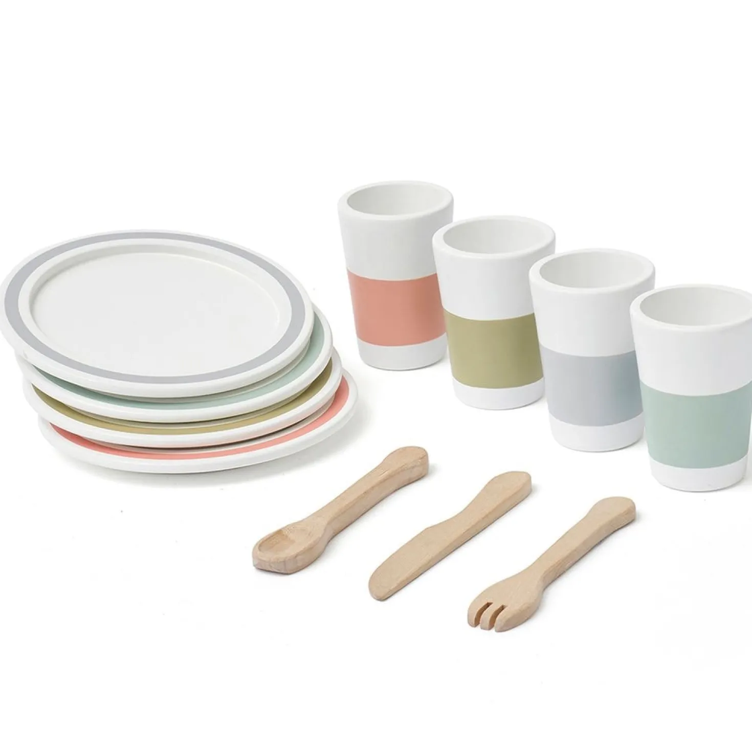 20 delar Kids Bistro Dinnerware Lekset
