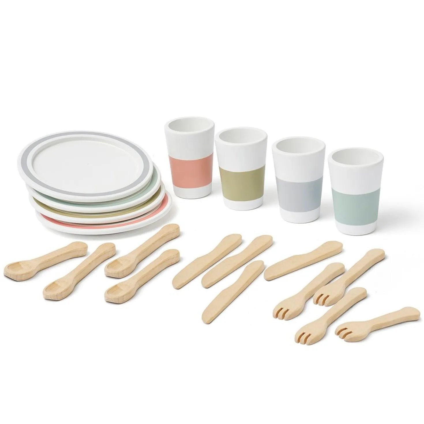 20 delar Kids Bistro Dinnerware Lekset