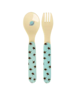 4-delars Presentförpackning För Babymiddag Soft Blue