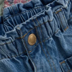 Denim Kjol Light Denim Blue