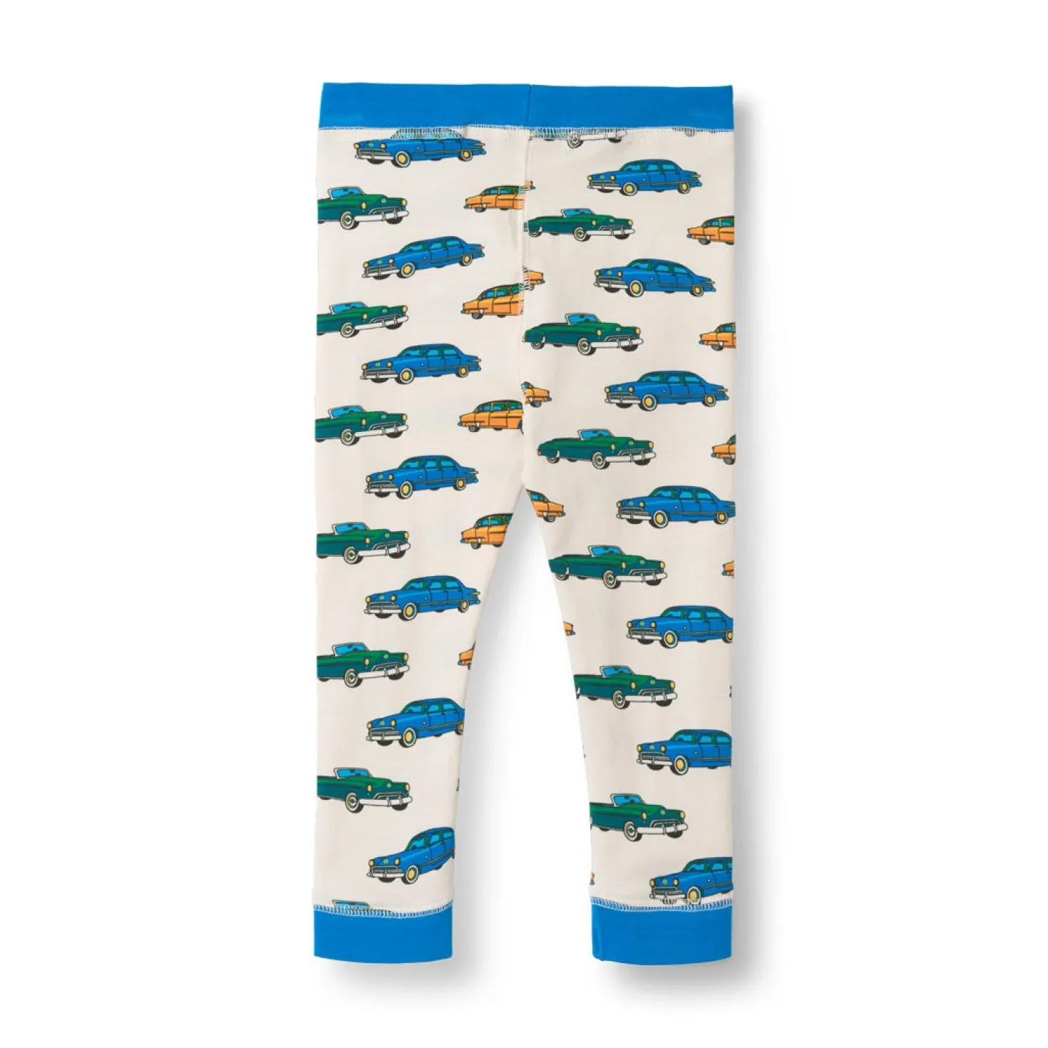 Elstar Leggings För Baby Med Bilar Vit Vanilla