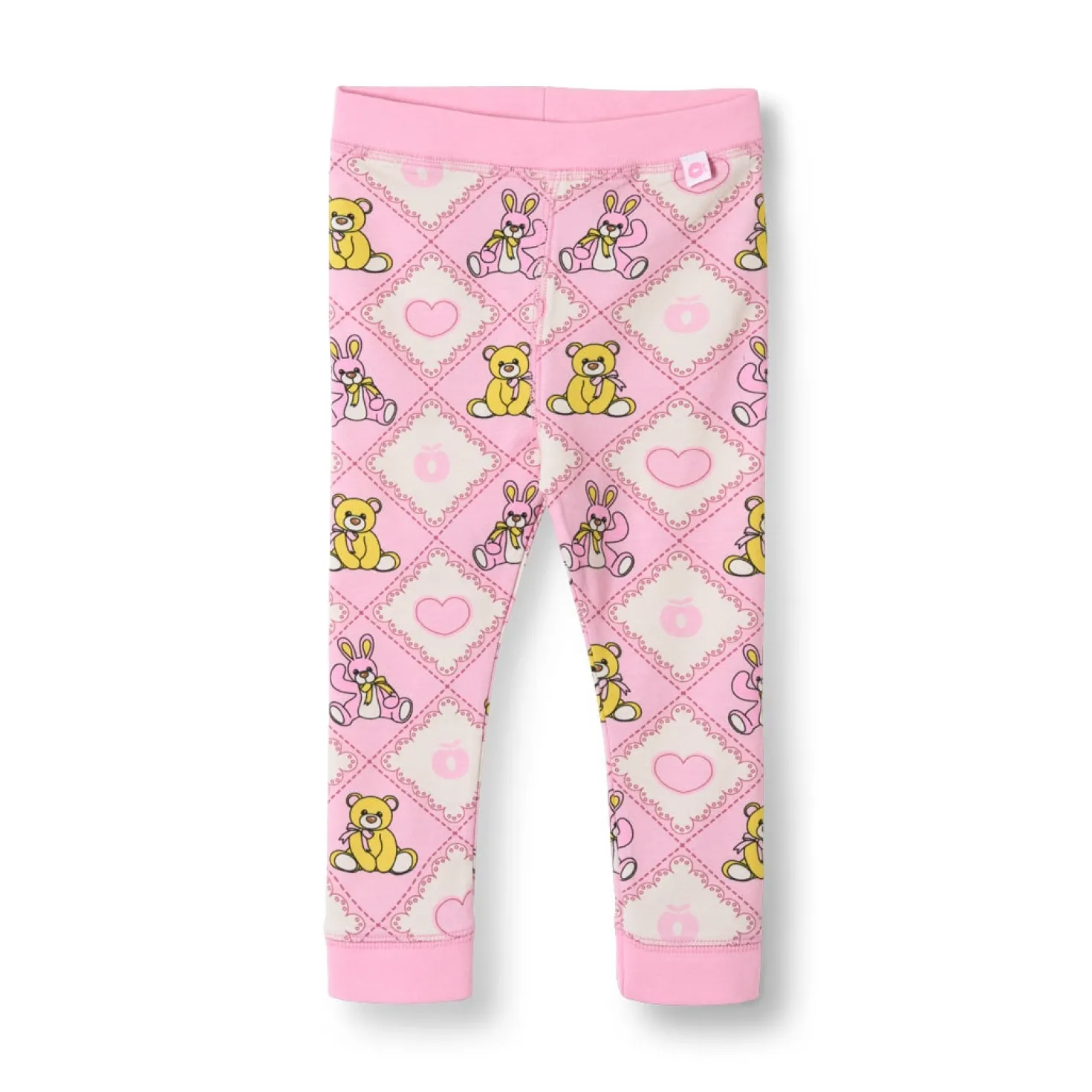 Elstar Leggings För Baby Med Nallebjörnar Rosa Lace