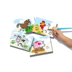Farm Animals Färgläggning Med Vatten Multicolor